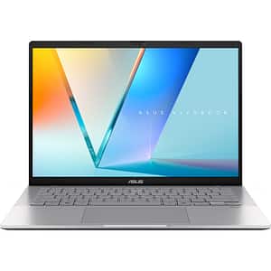 Laptop ASUS Vivobook S14 S3407VA-LY008, Intel Core i7 13620H pana la 4.9GHz, 14" WUXGA, 16GB, SSD 1TB, Intel UHD Graphics, Free Dos, Cool Silver