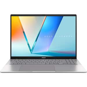 Laptop ASUS Vivobook S16 M3607HA-RP008, AMD Ryzen 7 260 pana la 5.1GHz, 16" WUXGA, 16GB, SSD 1TB, AMD Radeon Graphics, Free Dos, Cool Silver