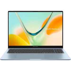 Laptop ASUS Vivobook S16 OLED S5608QA-U3375W, Snapdragon X  X1-26-100 pana la 2.98GHz, 16" WUXGA, 16GB, SSD 256GB, Qualcomm Adreno, Windows 11 Home, Light Blue