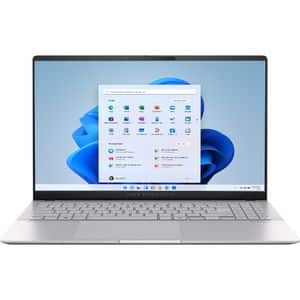 Laptop ASUS Vivobook S 15 OLED S5507QA-MA064X, Qualcomm Snapdragon X1E-78-100 pana la 3.4GHz, 15.6" 2.8K, 32GB, SSD 1TB, Adreno, Windows 11 Pro, argintiu