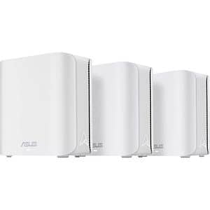 Sistem Wireless Mesh Gigabit ASUS ZenWiFi BD4, Wi-Fi 7, Dual-Band 688 + 2882 Mbps, 3 Buc, alb