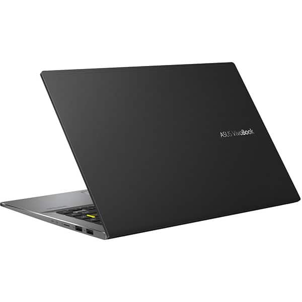 Laptop ASUS VivoBook S14 S433EA-KI2070, Intel Core i7-1165G7 pana la 4.7GHz, 14" Full HD, 8GB, SSD 512GB, Intel Iris Xe Graphics, Free Dos, negru