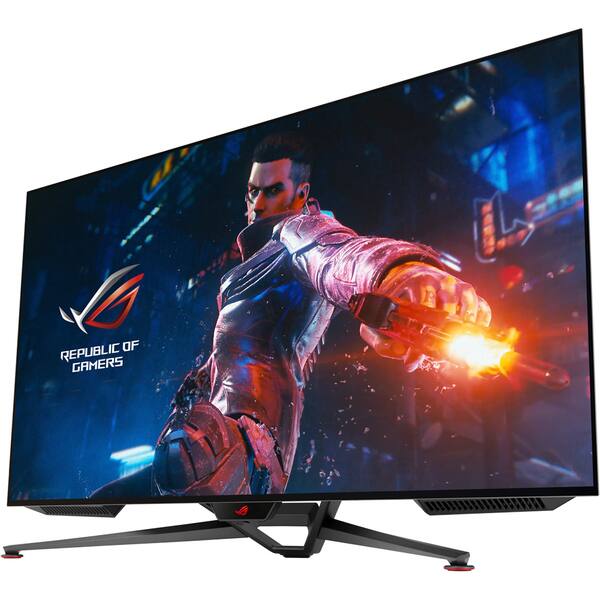 Monitor Gaming OLED ASUS ROG Swift PG42UQ, 41.5", 4K UHD, 138Hz, G-Sync, HDR10, negru