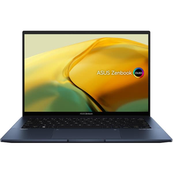 Laptop ASUS Zenbook 14 OLED UX3402ZA-KM390W, Intel Core i7-1260P pana la 4.7GHz, 14" 2.8K, 16GB, SSD 1TB, Inte Iris Xe Graphics, Windows 11 Home, Ponder Blue