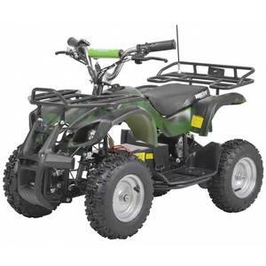 ATV electric copii HECHT 56801, 6", 36 V, 25 km/h, 3-8 ani, verde-negru