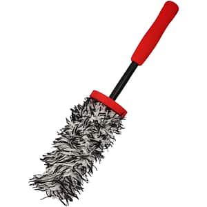 Perie curatat jante NIGRIN Rim Brush, negru-rosu