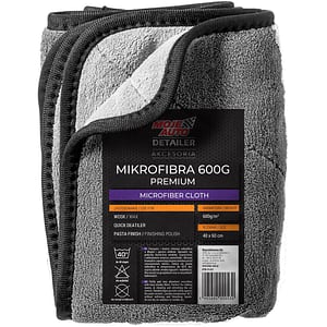 Prosop microfibra MOJE AUTO Premium, 60 x 40cm, gri