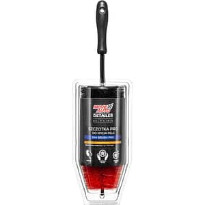 Perie curatat jante MOJE AUTO Detailer, negru-rosu