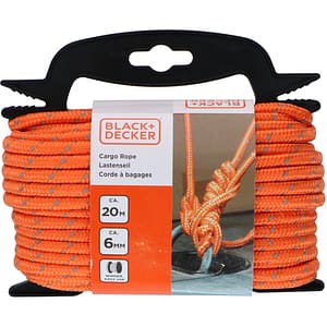 Sfoara cargo BLACK&DECKER, 20m, portocaliu
