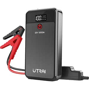 Starter auto UTRAI Jstar Air, 12V, 1000A, 8000mAh, USB, Lanterna, negru