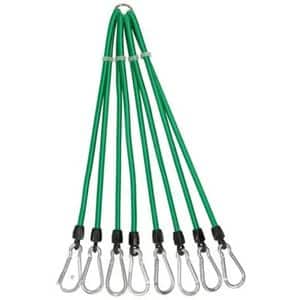 Chinga elastica CARMAX, 8mm x 80cm, 8 brate, verde