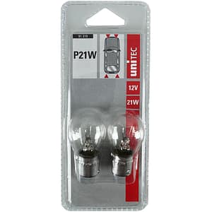 Set becuri frana/semnalizare UNITEC 91319, P21W, 12V, 21W, 2 buc