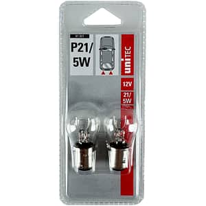 Set becuri auto UNITEC 91321, P21, 5W, 12V, 2buc