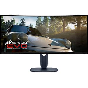 Monitor Gaming curbat QD-OLED DELL Alienware AW3425DW, 34", WQHD, 240Hz, NVIDIA G-SYNC Compatible, AMD FreeSync Premium Pro, negru
