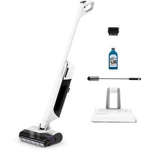 Aspirator vertical cu spalare ROWENTA X-Clean 12 GZ7257E0, 0.79l, 21.6V, autonomie max 65 min, alb