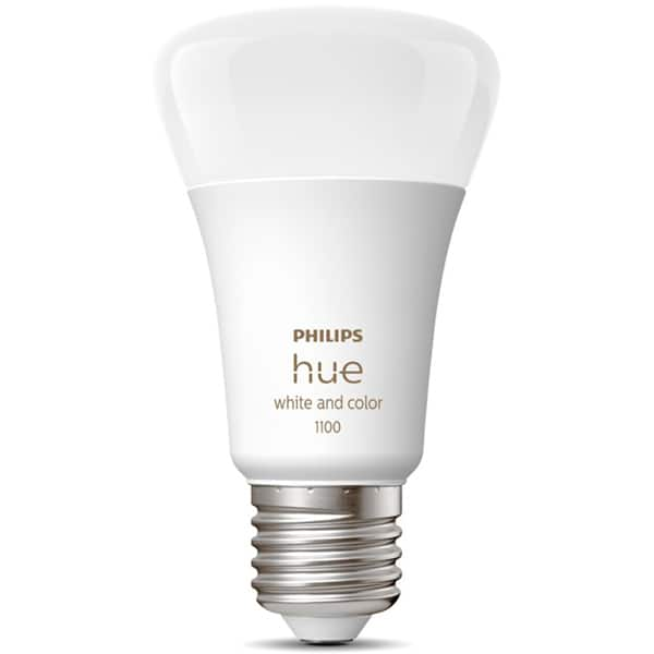 Bec LED Smart PHILIPS Hue 8719514291171, E27, 9W, 1.100lm, lumina variabila 