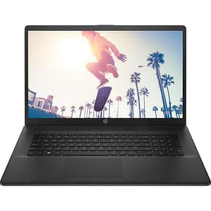 Laptop HP 17-cn3004nq, Intel Core i5-1334U pana la 4.6GHz, 17.3" Full HD, 16GB, SSD 1TB, Intel Iris Xe Graphics, Free DOS, argintiu