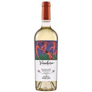 Vin alb sec Purcari Winery Vinohora Feteasca Alba si Chardonnay 2021, 0.75L