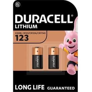 Baterii Litiu DURACELL CR123, 3V, 2 bucati