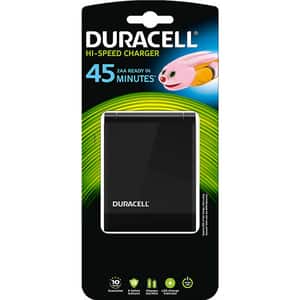 Incarcator DURACELL CEF27 81546852, 4 acumulatori AA 1300mAh, negru