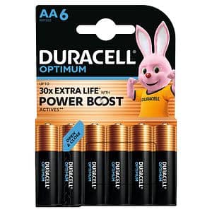 Baterie DURACELL Optimum AAK6, 1.5V, 6 bucati