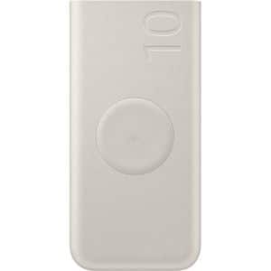 Baterie externa wireless SAMSUNG EB-U2510XUEGEU, 10000 mAh, 2x USB-C, Super Fast Charge 25W, bej