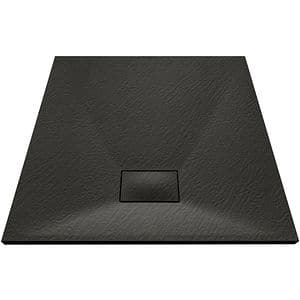 Cadita dus SANOTECHNIK 8080B, 80 x 80 cm, SMC, negru