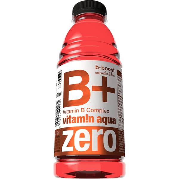 Apa cu vitamine B+ ZERO VITAMIN AQUA Watermelon&Lime bax 0.6L x 6 sticle 