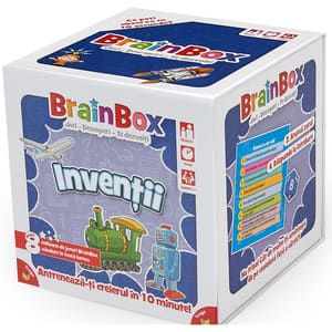 Joc de societate BRAINBOX Inventii BX0155, 8 ani+, 1-6 jucatori