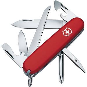 Briceag VICTORINOX Hiker 1.4613, 13 functii, maner ABS, rosu