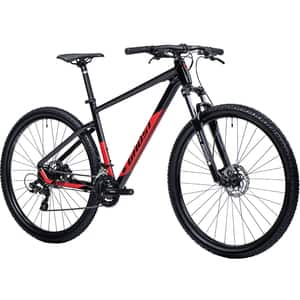 Bicicleta MTB GHOST Kato M, roata 29", 7 viteze, schimbator Shimano, frana disc hidraulica, rosu-negru