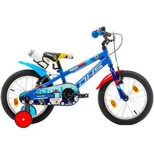 Bicicleta copii DHS Police, roata 14", frana V-brake, albastru