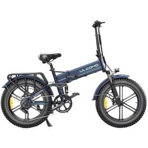 Bicicleta asistata electric ULZOMO Dune, roata 20", motor 750W, viteza maxima 40km/h, albastru