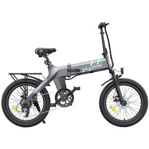 Bicicleta asistata electric ULZOMO Ridge, roata 20", motor 250W, viteza maxima 25km/h, gri