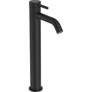 Baterie lavoar IDEAL STANDARD Ceraline Nuovo BD960XG, Pipa inalta, alama sanitara, negru mat