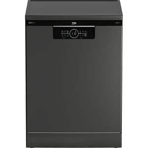 Masina de spalat vase independenta BEKO BDFN26560GP, 15 seturi, 6 programe, 60 cm, Clasa A, Manhattan grey