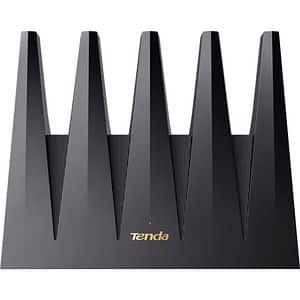 Router Wireless Gigabit TENDA BE12 Pro BE5100, Wi-Fi 7, Dual-Band 1376 + 5765 Mbps, negru