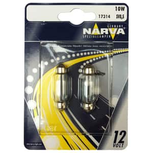 Bec auto halogen NARVA 173144000, C10W, 12V, 10W, SV8.5, T10,5*42, set 2 bucati
