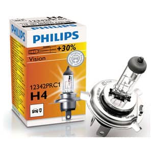 Bec far PHILIPS Vision 12342PRC1, +30%, H4, 12V, 55W