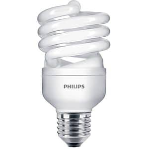 Bec economic Twister PHILIPS, E27, 20W, 1250lm, lumina calda