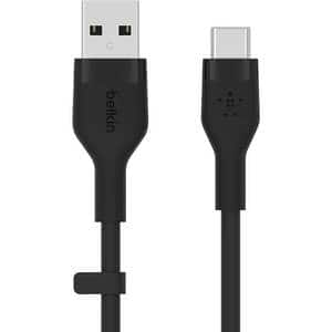 Cablu date BELKIN CAB008bt1MBK, USB-A - USB-C, 1m, negru