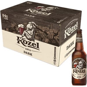 Bere neagra Kozel bax 0.33L x 24 sticle