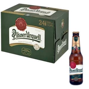 Bere blonda Pilsner Urquell bax 0.33L x 24 sticle