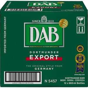 Bere blonda Dab Export bax 0.66L x 12 sticle