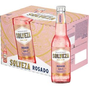 Bere cu arome Solveza Rosado bax 0.33L x 24 sticle