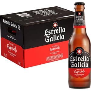 Bere blonda Estrella Galicia Especial bax 0.33L x 24 sticle