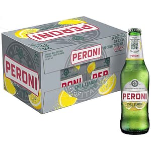 Bere blonda Peroni Chill Lemon bax 0.33L x 24 sticle
