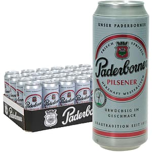 Bere blonda Paderborner Pilsner bax 0.5L x 24 doze