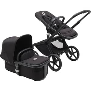 Carucior 2in1 BUGABOO Fox 5 BG100051002, 5 puncte, 0 luni+, negru