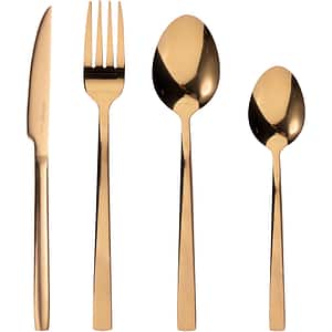 Set tacamuri BERGNER Sofia Gold BG-45194-CP, 16 piese, inox, auriu
